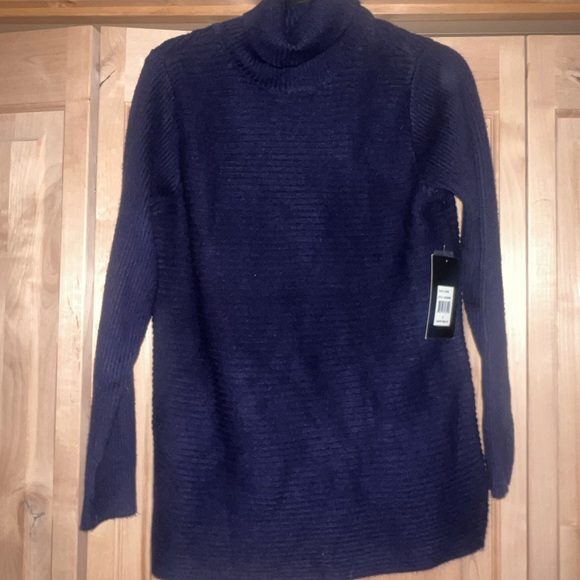 Cyrus by Devotion navy cowl sweater NWT $89 - Picture 5 of 7